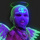 "evol glow" wall art