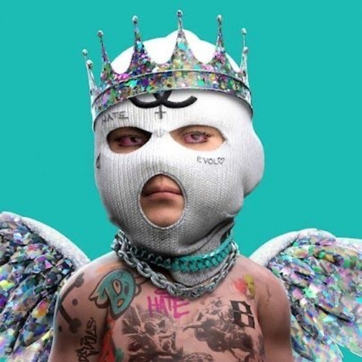 "evol teal" wall art