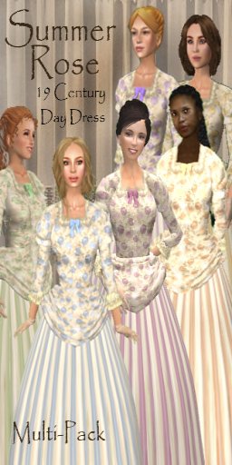 Summer Roses Day Dress in Multi-Pack