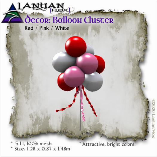 ~L/Fx~Balloon Cluster - Valentine or Romance
