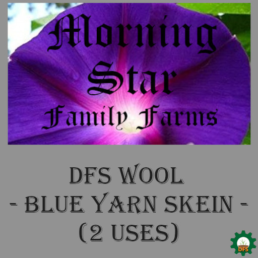 DFS Wool - Blue Yarn Skein (2 Uses)