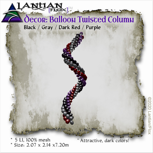 ~L/Fx~Balloon Column  - Anti-Valentine or Goth