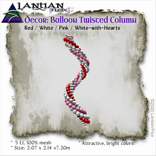 ~L/Fx~Balloon Column - Valentine or Romantic