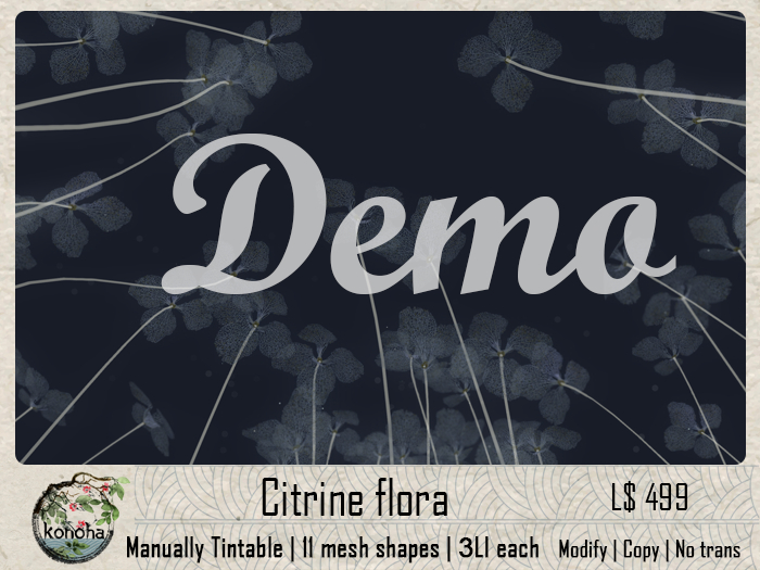 Konoha - Citrine flora DEMO