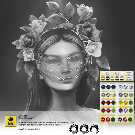 DEMO *LODE* Head Accessory - Jenny
