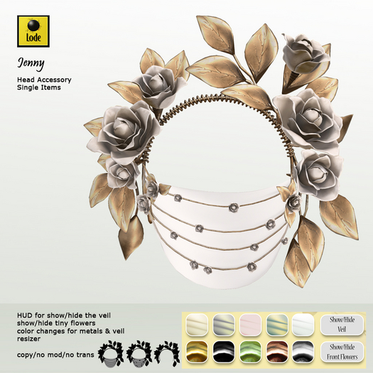 *LODE* Head Accessory - Jenny [bronze]