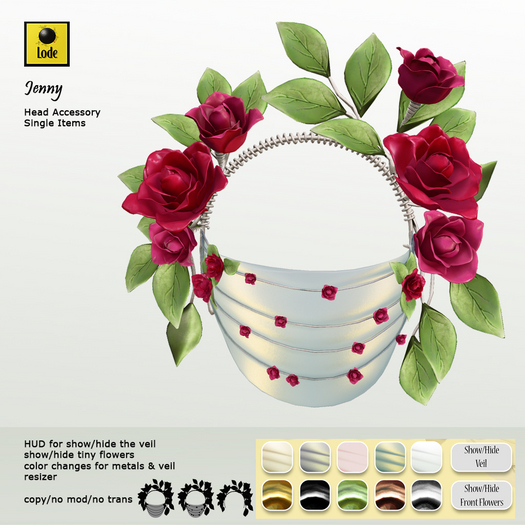 *LODE* Head Accessory - Jenny [pink]