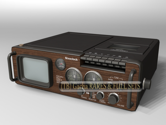 !six o'clock! [VINTAGE ELECTRONICS-4] 1978 Portable Media*
