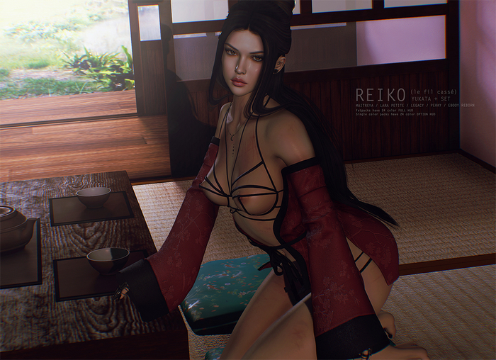 {le fil cassé} Reiko Yukata Robe Fatpack