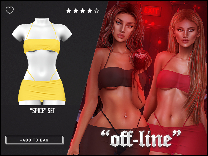 "Off-Line" x "Spice" Set / Lemon