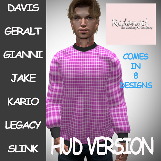 Plaid Sweater & HUD (Add to open)