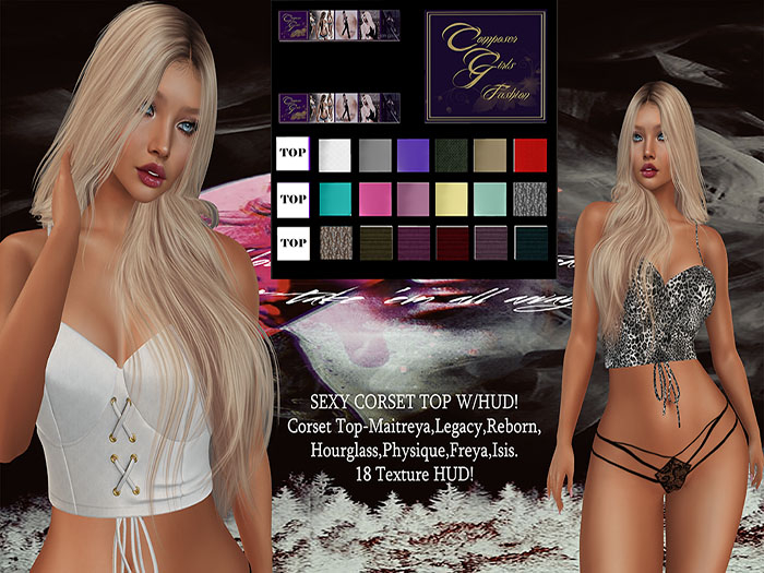 !CGF-*CiCi*Corset Top W/HUD