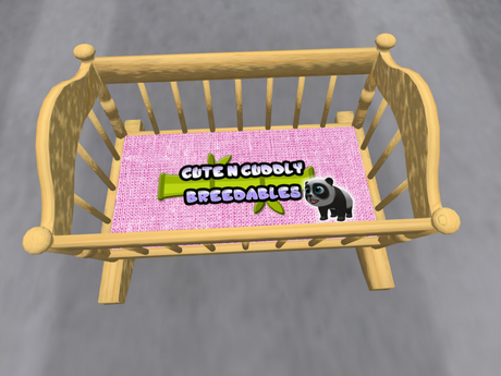 Second Life Marketplace - CnC Panda Crib Mitzi