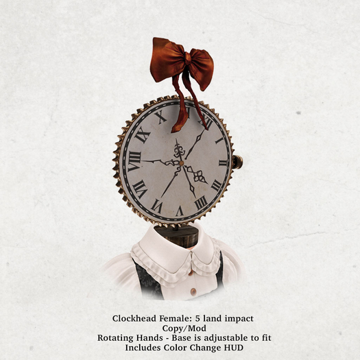 DISORDERLY. / Chaotic Clockwork / Clockhead Female