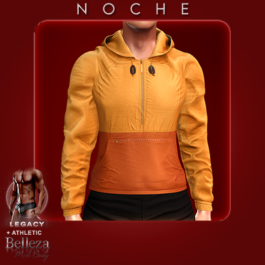 Noche. Brian Rainjacket Mustard