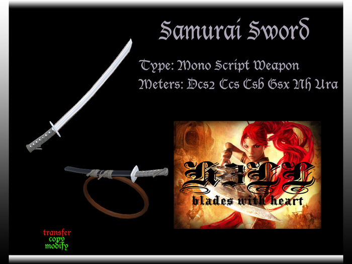 H3LL - Samurai Sword CCS - DCS2 - CSB - GSX - NH