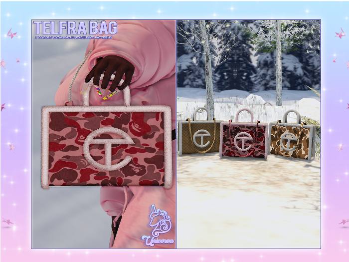 #UNIVERSA - Belfra Fur Bag - Pink