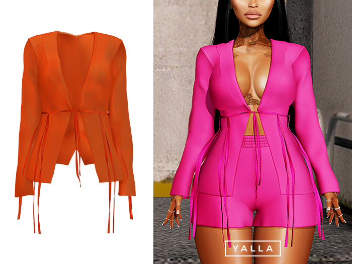 YALLA ✦ Muse Jacket [ORANGE]