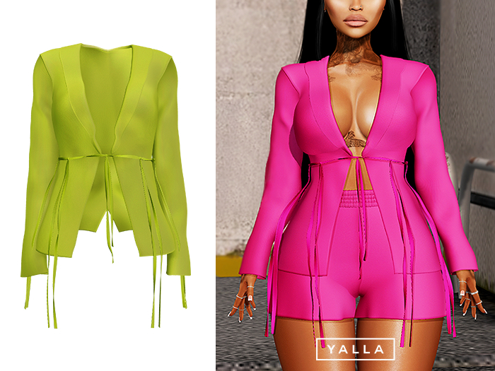 YALLA ✦ Muse Jacket [LIME]