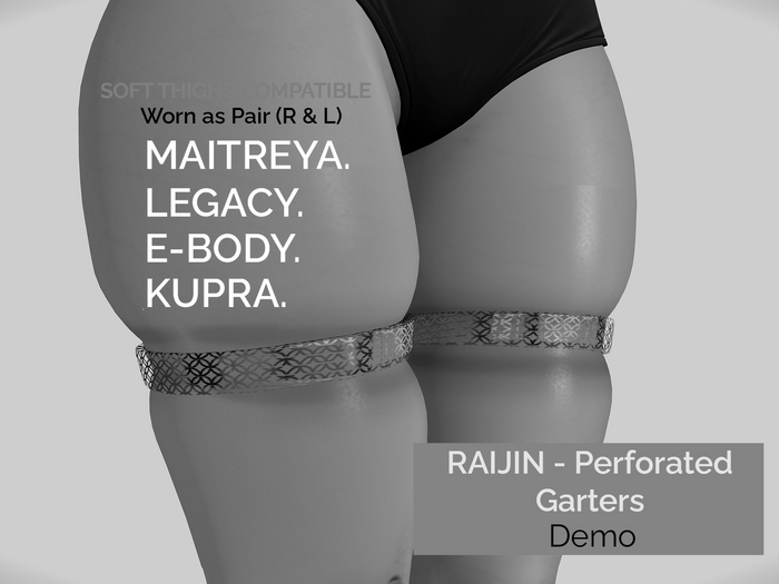 RAIJIN - Perforated Garters DEMO