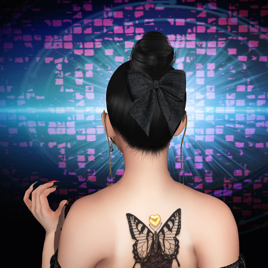 Sweet Hair Ribbon Mysterious Dark ❤