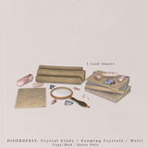 DISORDERLY. / Crystal Study / Examining Crystals / Multi