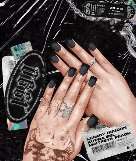 1990 - Matte Black French Set