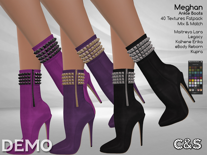 C&S Meghan Ankle Boots Demo