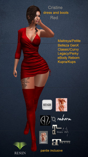 Res_Cristine Full dress red