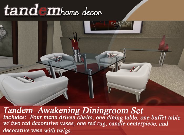 Tandem Awakening Diningroom Set