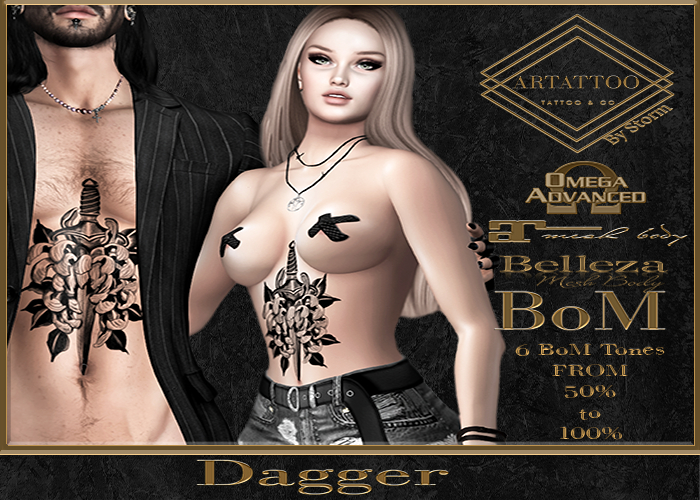 ArTattoo Dagger   