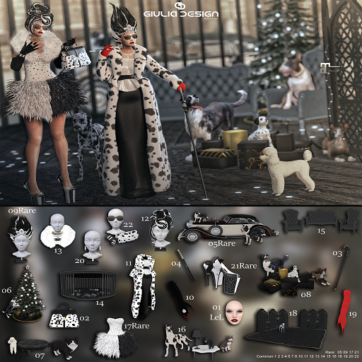 14 GAZEBO-[GIULIADESIGN] -Black and white Lady-