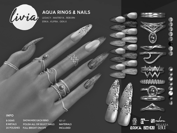 LIVIA Aqua Rings & Nails [fatpack] DEMO