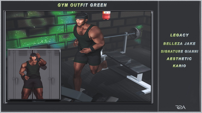 R2A- GYM FIT GREEN