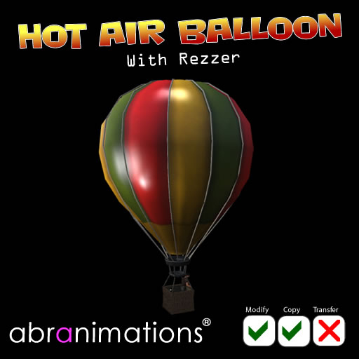 Hot Air Balloon & Rezzer by Abranimations
