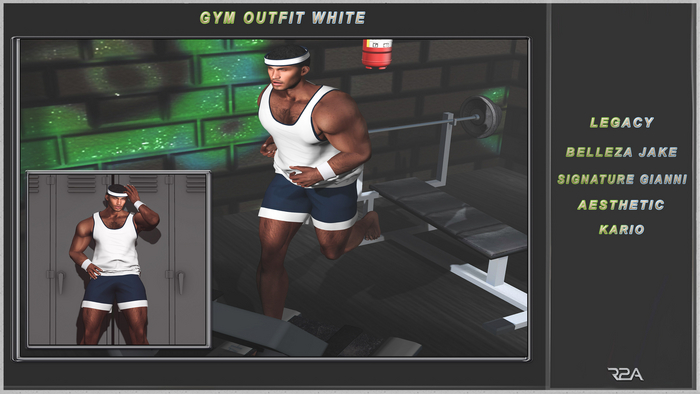 R2A- GYM FIT WHITE