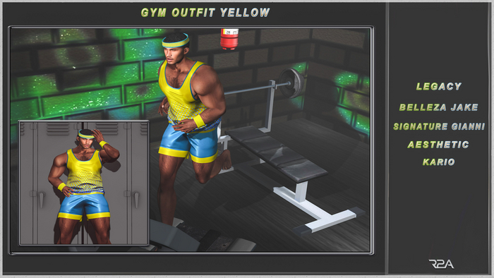 R2A- GYM FIT YELLOW