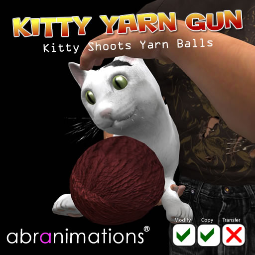 Kitty Yarn Gun by Abranimations