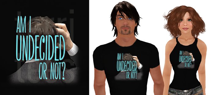Second Life Marketplace - terri.tees undecided tee & tank