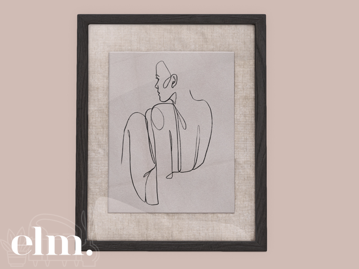 Elm. Claire Decor Picture Frame