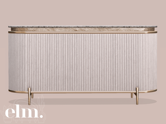 Elm. Claire Sideboard [Eggshell]