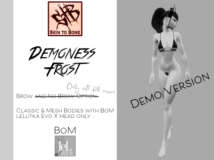 *DEMO* StB Demoness Skin Frost (BoM Evo X)