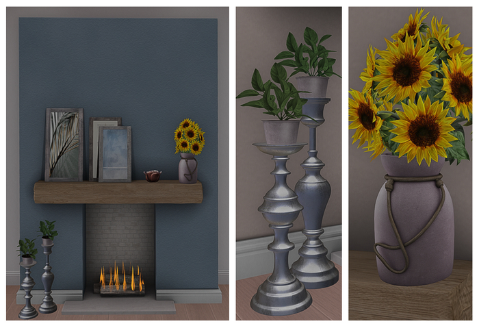 LpOca Fireplace Isabela/Blue