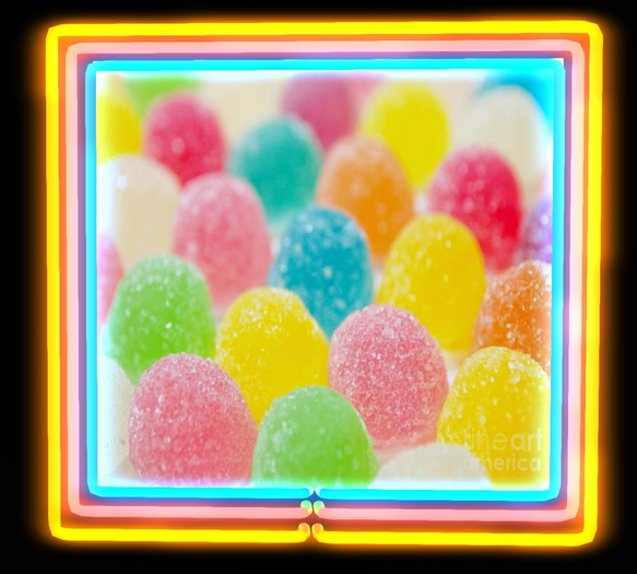 Fruit Jellies Neon Sign
