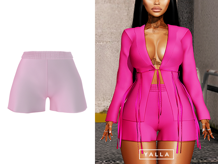 YALLA ✦ Muse Shorts [ROSE]