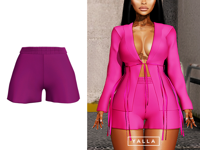 YALLA ✦ Muse Shorts [PURPLE]