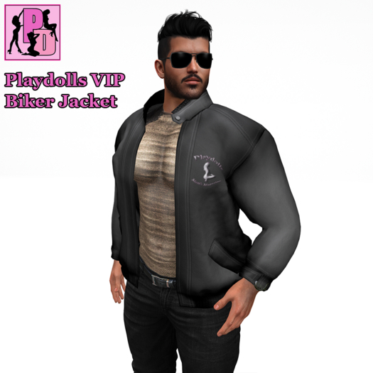 Playdolls Men's Biker Jacket - VIP