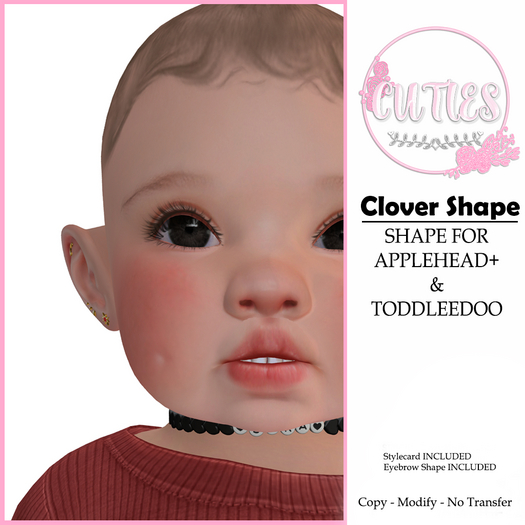 {::Cuties}- Clover  Shape (Apple Head+) TD