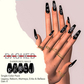 DASHED - DARK RUNES-  Nails