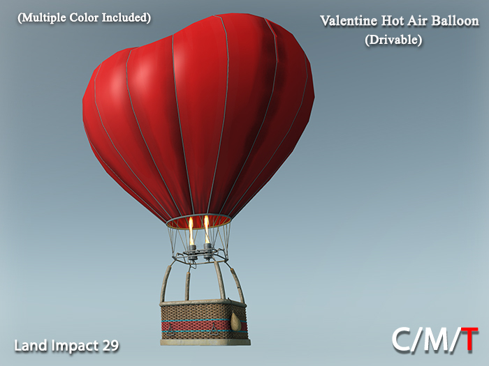 "Killer's" Valentine Hot Air Balloon (Drivable)